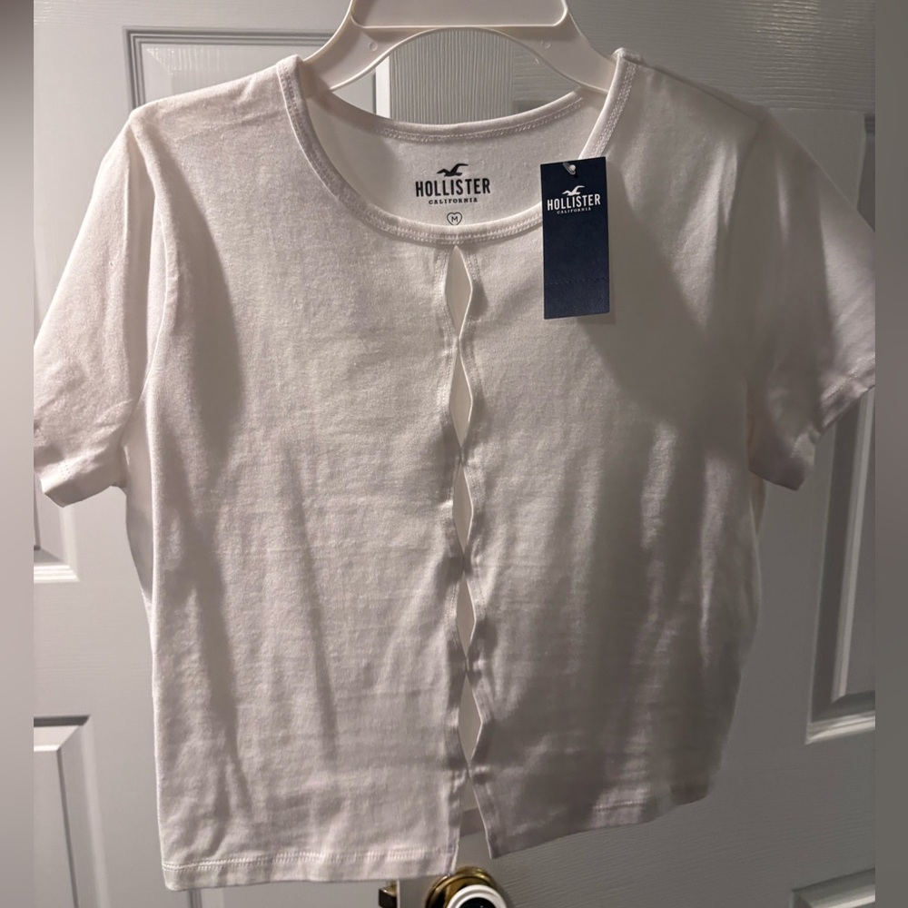 Hollister Classic White Short Sleeve Tee